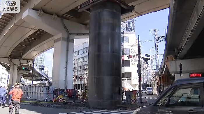 일본 오사카 우메다역 옆에서 오늘 일어난 매우 기괴한 현상